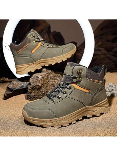 بوت كاحل للرجال, بوت تنزه جديدة للرجال , بوت رياضية للسير في الهواء الطلق , بوت تسلق وتخييم مانعة للانزلاق ومقاومة للماء , بوت للمشي والركض الرياضي