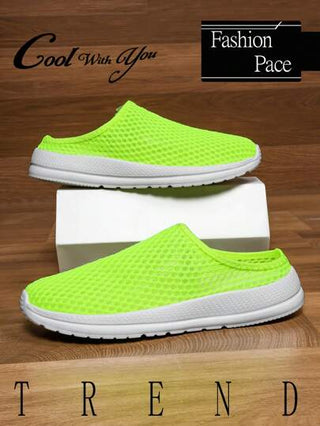 أحذية رياضية خفيفة الوزن مفتوحة بألوان متداخلة قابلة للتنفس، بتصميم الشارع الشخصي، مريحة للارتداء الخارجي متنفسة