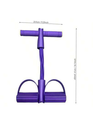 1 حبل شد متعدد الوظائف ، آلة اليوغا ذات ال- 6 أنابيب المطاطية لتمديد المقاومة، حبل شد للياقة البدنية من اللاتكس الطبيعي