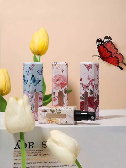 زجاجة رذاذ عطر مربعة سعة 5مل قطعة واحدة، زجاجة تعبئة العطر أنبوبة مربعة بتصميم اليرقة، قابلة للتعبئة من الأسفل، تصميم ملء من الأسفل، قابلة لإعادة الاستخدام، طباعة بأنماط متعددة، متوفرة بأساليب مختلفة للاختيار منها، مناسبة للسفر والارتداء اليومي.