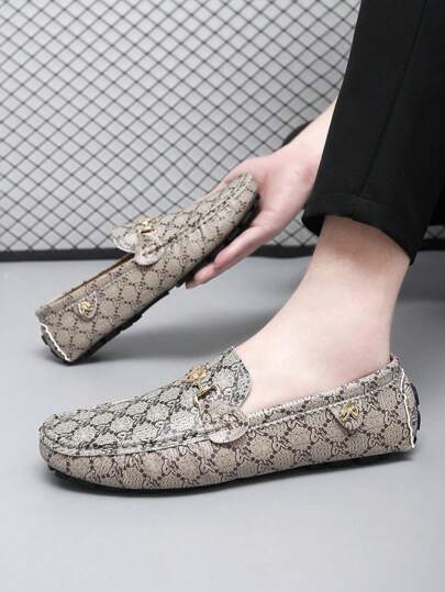 أحذية لوفر خفيفة الوزن ناعمة الأطراف للرجال، أحذية كاجوال سهلة الارتداء، مناسبة للاستخدام الخارجي، القيادة، والملابس الرسمية للأعراس