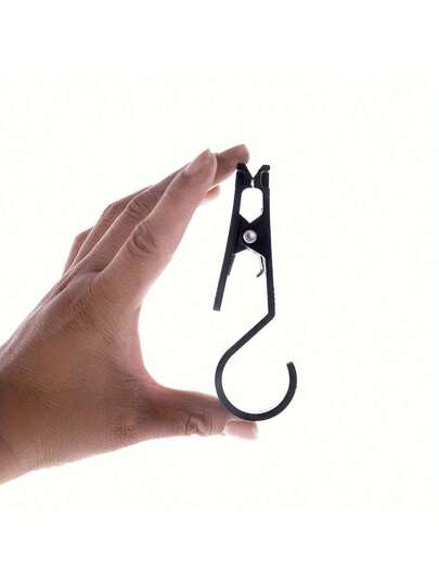 2/4 قطعة خطاطيف خفيفة الوزن مقاومة من ABS مناسبة للتخييم والسفر - مشابك خيمة متعددة الوظائف للخارجي لتعليق المعدات والمناشف والأجهزة بأمان