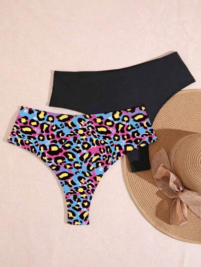 Swim Vcay 2025 ملابس سباحة جزء السفلي لحجم كبير للنساء