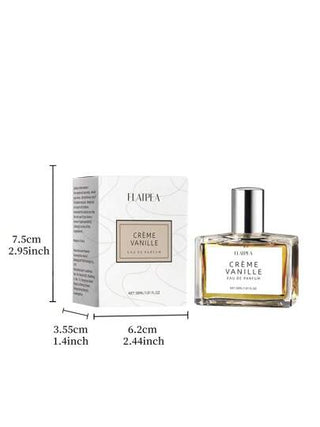 FLATPEA زجاجة عطر فانيليا للنساء بحجم 30/50مل،عطر فانيليا خفيف وعالي الجودة بلا ، مناسب للسفر، هدية مثالية للنساء في عيد الحب أو عيد الميلاد