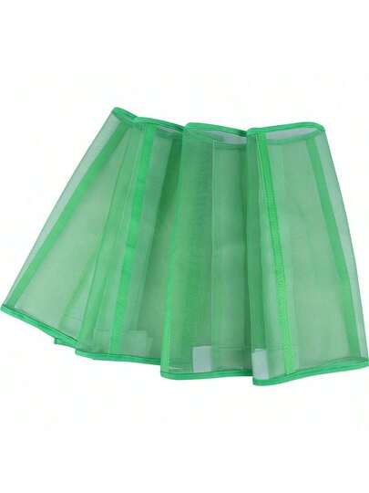 4 قطع من الطبقات الحمية من الشباك لحماية أرجل الخيل من الذباب والبعوض، مناسبة للتزيين والاستخدام مع الخيول