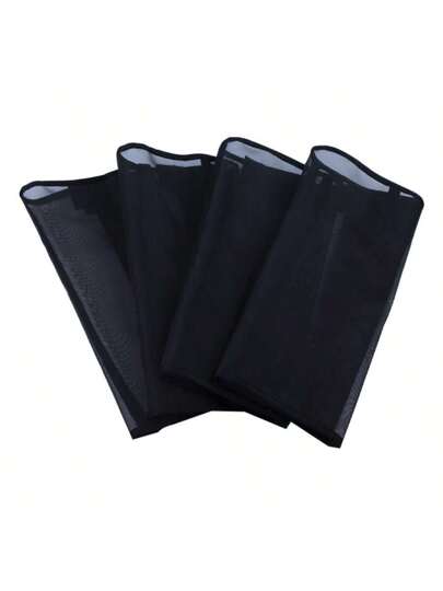 4 قطع من الطبقات الحمية من الشباك لحماية أرجل الخيل من الذباب والبعوض، مناسبة للتزيين والاستخدام مع الخيول