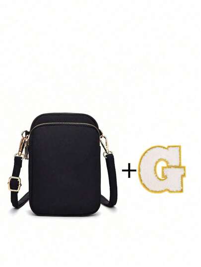 زجانة رسول من النايلون بسحّاب واحدة، موضة جديدة بتصميم بسيط وعملي، حقيبة كتف رسول مريحة وصالحة للسفر اليومي والخروج، هدية مثالية للأولاد والبنات