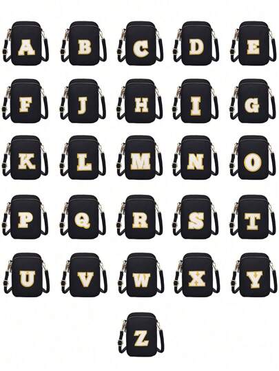 زجانة رسول من النايلون بسحّاب واحدة، موضة جديدة بتصميم بسيط وعملي، حقيبة كتف رسول مريحة وصالحة للسفر اليومي والخروج، هدية مثالية للأولاد والبنات