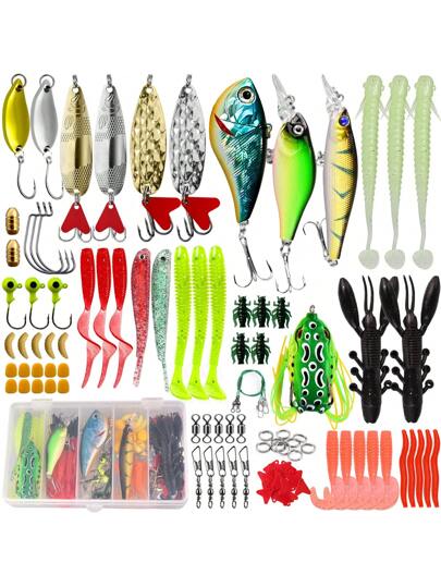 OPQ طقم طعوم صيد السمك للمياه المالحة والعذبة