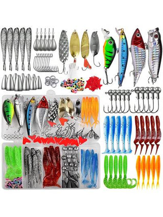 OPQ طقم طعوم صيد السمك للمياه المالحة والعذبة