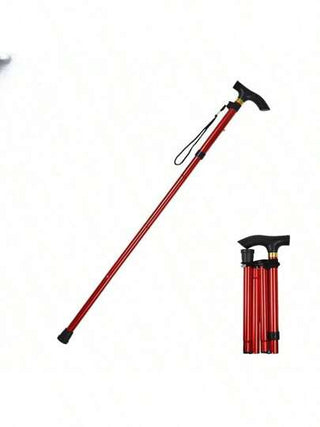 قطعة واحدة من عصا المشي التليسكوبية الخفيفة جدًا من سبيكة الألومنيوم - مثالية للتخييم في الهواء الطلق ، والترحال ، والمشي ، والتسلق!