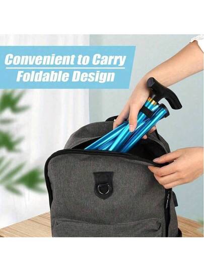 قطعة واحدة من عصا المشي التليسكوبية الخفيفة جدًا من سبيكة الألومنيوم - مثالية للتخييم في الهواء الطلق ، والترحال ، والمشي ، والتسلق!