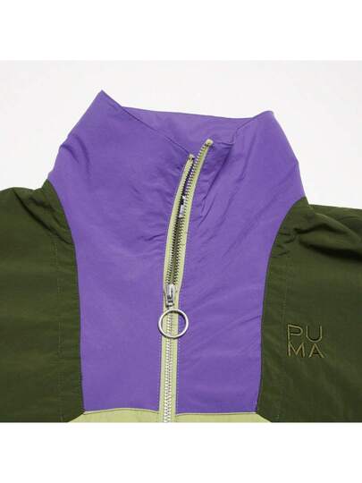 Puma جاكيت تدريب مع زيبر وياقة قصيرة للنساء 62346931