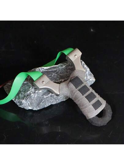 قطعة واحدة مقذوف خارجي من الفولاذ المقاوم للصدأ على شكل قوس ، مع حقيبة حمل للمقذوف ، 3 سهام سمك من الفولاذ المقاوم للصدأ ، 2 حزام مطاطي ، 100 جرام من الرصاص الطيني ، طقم صيد وصيد سمك خارجي ، هدية للرجال والنساء