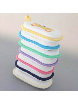 مجموعة من 3 قطع إسفنج قطني لحمام الطفل جميل، فوط حمام كرتونية للأطفال، فرشاة استحمام للطفل، إسفنج ناعم