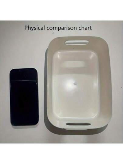 5/9 صندوق تخزين أبيض، منظم مكتبي، صناديق تخزين منزلية للمستحضرات، صناديق تخزين للحمام والمطبخ وغرفة الطالب والأغراض والوجبات الخفيفة، صناديق تخزين الطعام للثلاجة والفصول الدراسية المستخدمة لحفظ الأقلام