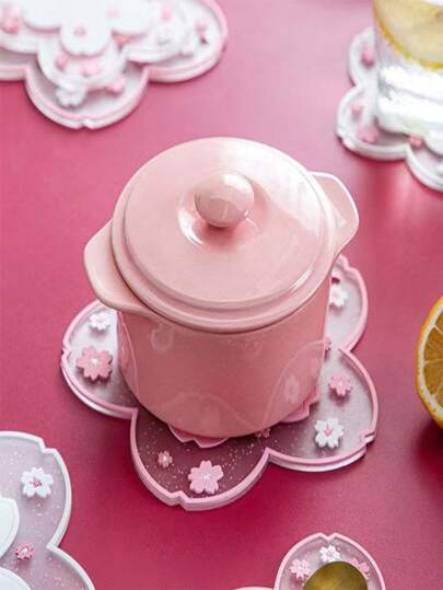 وسادة عازلة بشكل زهري مصنوعة من السيليكون، متوفرة بأحجام مختلفة، لحماية الطاولات من الاحتراق، إكسسوارات مكتبية للعودة للمدرسة، ديكورات المطبخ، هدايا عيد الأم، هدايا المعلمات والتخرج، ديكورات المنزل