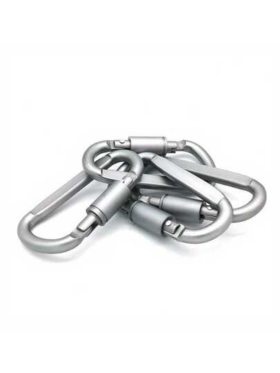 1/3 قطعة قلاب ألومنيوم سبيكة بشكل حرف "D" بقطر 8 سم ، متعددة الألوان للتخييم والرحلات والحمالات والحقائب الظهرية وسلاسل الكلاب - بدون بطارية ، هدايا رائعة لعيد الأم وعيد الأب وعيد الميلاد ، اكسسوارات التخييم | قلابات ملونة | قلابات متينة ، لوازم التخييم