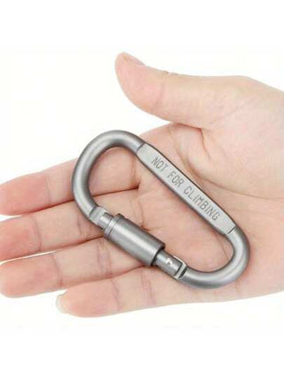 1/3 قطعة قلاب ألومنيوم سبيكة بشكل حرف "D" بقطر 8 سم ، متعددة الألوان للتخييم والرحلات والحمالات والحقائب الظهرية وسلاسل الكلاب - بدون بطارية ، هدايا رائعة لعيد الأم وعيد الأب وعيد الميلاد ، اكسسوارات التخييم | قلابات ملونة | قلابات متينة ، لوازم التخييم