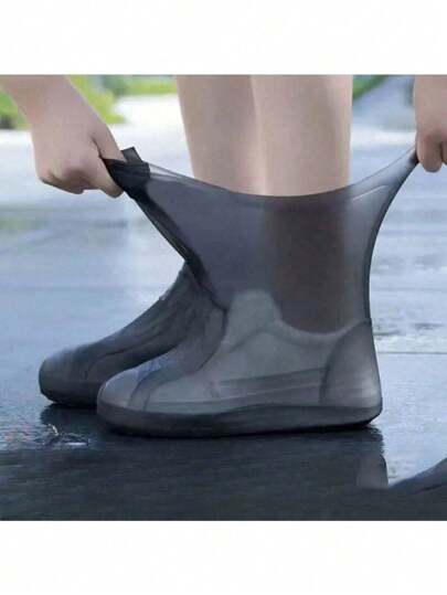 أغطية بوت مقاومة للماء والانزلاق من اللاتكس، قابلة لإعادة الاستخدام، توفر حماية مائية، بوت مطر من اللاتكس للخارج قابلة لإعادة الاستخدام لمنع المطر. متوفرة بالعديد من الألوان، أغطية بوت مطرية مقاومة للرمل من السيليكون