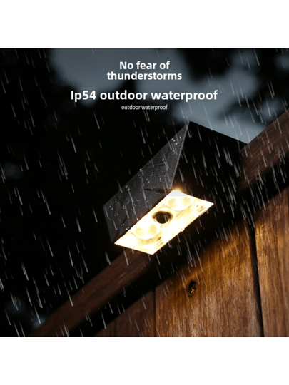 أضواء خارجية منزلية تعمل بالطاقة الشمسية، أضواء جدار حديقة، أضواء جدارية مانعة للماء للحدائق، أضواء جدارية لإضاءة الأجواء في الشرفة