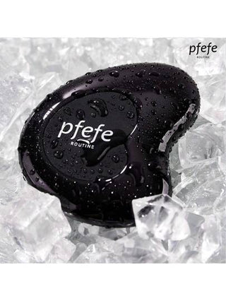 pfefe قطعة واحدة أداة تدليك الوجه والعيون الفضية متعددة الاستخدامات للنساء، تحتوي على سائل متجمد، أدوات تجميل