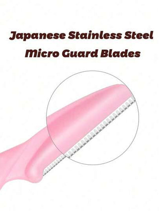 3/12 قطعة ماكينة حلاقة الحواجب، الوجه، الجسم مع غطاء للنساء، مجموعة أدوات مكياج، ماكينة حلاقة الحواجب، أداة إزالة شعر الوجه الآمنة، ماكينة حلاقة الوجه، أداة التنظيف العميق للرجال والنساء