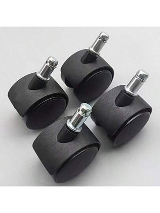 أثاث مكتبي 4/ 1 قطعة كاستر دوار بسنادة مقاس 3.81 سم بدون فرامل، لحوامل األزهار والمالبس ومقعد المكتب بعجلة من النايلون، مستلزمات مدرسية، عودة إلى المدرسة