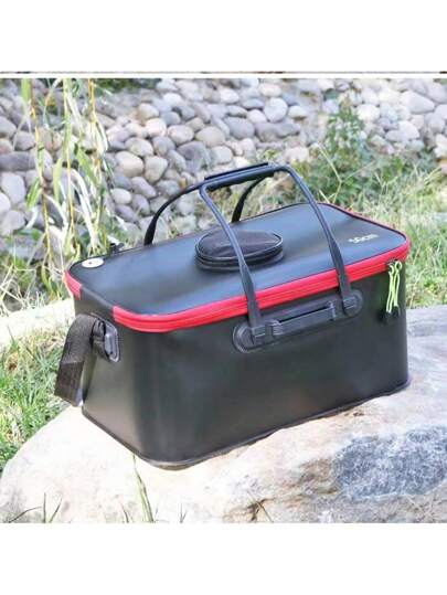 سلة تصيد السمك قابلة للطي من الإيفا ، مناسبة كدلو للطعم ، دلو صيد السمك على الثلج ، دلو لحماية السمك ، دلو للصيادين ، دلو سرطان البحر ، صندوق طعم ، حقيبة تبريد السمك ودلو لحفظ السمك الحي. استخدامات متعددة كحامل للسمك ووعاء لنقل الأسماك الحية. مناسبة للكاي