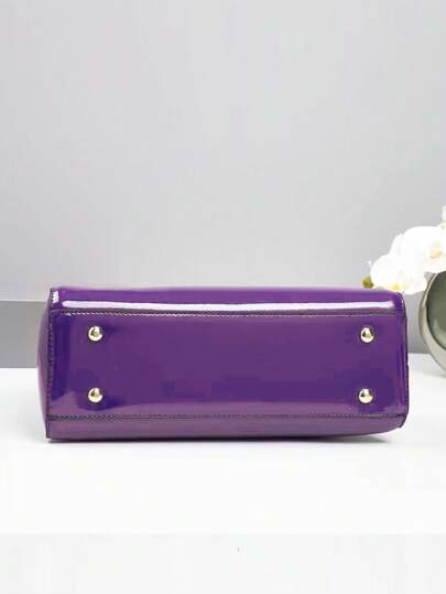 مجموعة تشمل حقيبة كتف وجسم واحد برسمة التماسيح الأنيقة، سعة كبيرة، بطراز أوروبي وأمريكي، رائعة للسفر والهدايا