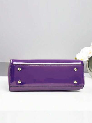 مجموعة تشمل حقيبة كتف وجسم واحد برسمة التماسيح الأنيقة، سعة كبيرة، بطراز أوروبي وأمريكي، رائعة للسفر والهدايا