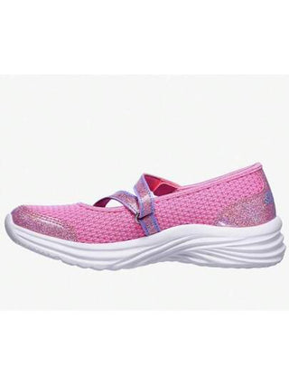 Skechers أحذية ماري جين غير قابلة للانزلاق بشريط فيلكرو للبنات