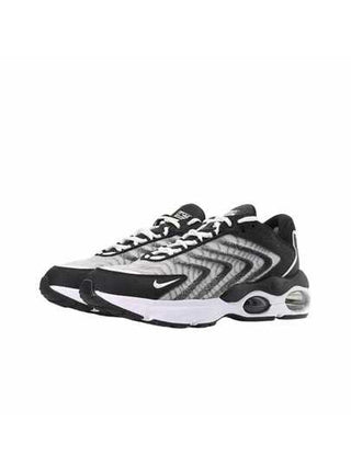 Nike أحذية جري رياضية ريترو منخفضة القمة مريحة من طراز Air Max TW، للرجال، باللونين الأسود والأبيض