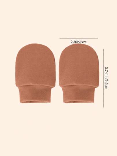 زوج من قفازات الأطفال الرضع المخصصة، ناعمة ومريحة بتصميم شخصي، مناسبة لاستخدام الأطفال الرُضع الذكور والإناث في الحياة اليومية