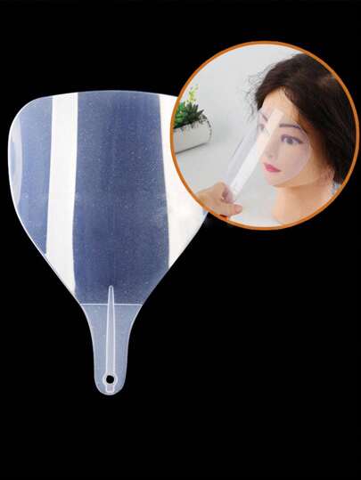 قناع وجه بلاستيكي احترافي للشعر يأتي بمقاسات كبيرة وصغيرة مع تأثير مانع للانزلاق. قناع وجه محمول للحلاقين، أدوات تصفيف للحلاقين، أدوات واقي من الشمس، قناع وجه للحلاقين، وسائد الرأس، جل الشعر، وأجهزة حماية الوجه والعين، مناسب للصباغة والتقصير...