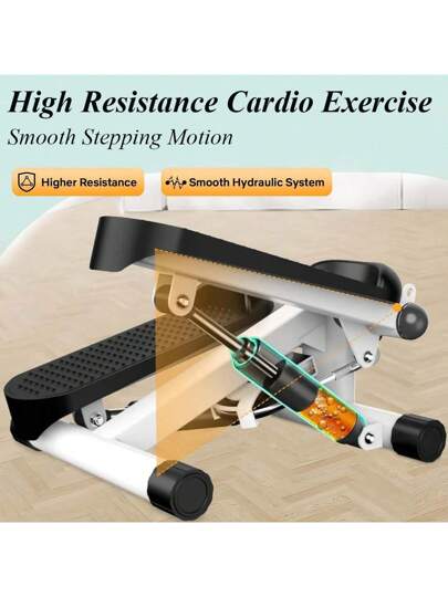 قطعة واحدة جهاز ستيبر ذو مقاومة قابلة للتعديل، معدات لياقة بدنية هوائية، آلة خلزون، معدات كارديو للجسم بأكمله، متدرب ساق منزلي، معدات تمرين منزلية محمولة، لصالة الرياضة المنزلية، اللياقة المكتبية، اللياقة البدنية في الهواء الطلق، مستلزمات رياضية