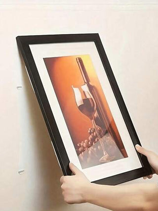 أثاث مكتبي شرائط علقة الصور بدون ثقب - خطافات جدارية قابلة للإزالة ذات وجهين لإطارات والأعمال الفنية، ملصقات تركيب لاصقة مقاومة للماء