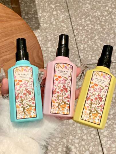 PEACH JO+ 1 قطعة/ 100 مل رذاذ عطر للأقمشة, رذاذ عطري للملابس, رائحة خفيفة وعطرية دائمة, معطر هواء, مناسب لجميع أنواع الملابس والحمامات والغرف والخزائن وغرف المعيشة والسيارات, هدية عيد ميلاد أو حفل التخرج