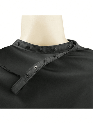 شاربة الحلاق القابلة للتعديل بالأزرار هي مقاومة للماء ومناسبة للرجال والنساء على حد سواء. إنها أفضل شاربة لقص الشعر وصبغه وتزييته. وهي مناسبة لصالونات الحلاقة والمنزل. (أسود)