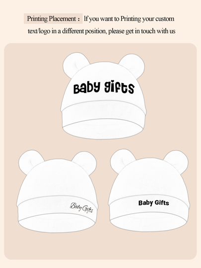 قبعة طفل مخصصة بتصميم أذن جميل، قبعة المستشفى للمواليد الجدد، للاستخدام اليومي للأولاد والبنات، مضادة للخدش ودافئة، مناسبة لجميع الفصول، عظيمة كهدايا خاصة مخصصة، أفكار هدايا لموسم عودة المدارس والشتاء، مناسبة للأولاد والبنات في عيد الحب، متعددة الوظائف، ز