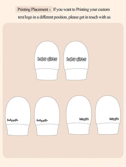 كفوف طفل حديث الولادة من القطن الناعم بشعار أو اسم مخصص، مناسب للأولاد والبنات لجميع الفصول، متعدد الاستخدامات، زخرفي، بحرف، أنيق، ناعم، حديث، ملون، كاواي، جذاب، لطيف، عادي، مخصص، شخصي، فريد، هدايا طفل،هدايا مثالية له أو لها، ابن، بنت