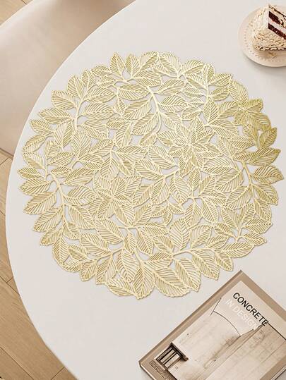 1-4 حصيرة طاولة بسيطة من البي في سي، قابلة للغسل وسهلة التنظيف، مضادة للانزلاق، بألوان رقيقة ، إكسسوارات طاولة الطعام ، تنسيق أدوات المائدة، حصيرة مطبخ وطعام، ديكور حفلات الزفاف والعطلات