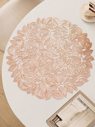 1-4 حصيرة طاولة بسيطة من البي في سي، قابلة للغسل وسهلة التنظيف، مضادة للانزلاق، بألوان رقيقة ، إكسسوارات طاولة الطعام ، تنسيق أدوات المائدة، حصيرة مطبخ وطعام، ديكور حفلات الزفاف والعطلات