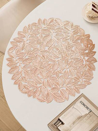 1-4 حصيرة طاولة بسيطة من البي في سي، قابلة للغسل وسهلة التنظيف، مضادة للانزلاق، بألوان رقيقة ، إكسسوارات طاولة الطعام ، تنسيق أدوات المائدة، حصيرة مطبخ وطعام، ديكور حفلات الزفاف والعطلات