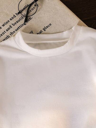 تيشيرتات بناتي تي شيرت قصيرة الأكمام بياقة مستديرة وبنطال، طقم صيفي للفتاة الشابة بتصميم مبسط