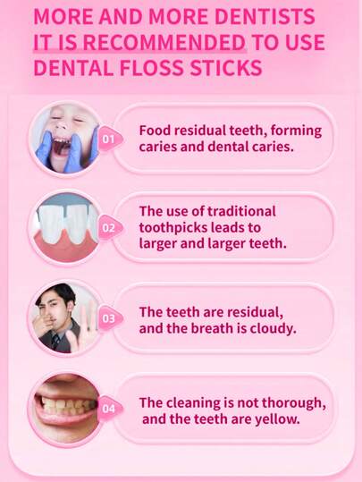 400 قطعة/8 علب من خيط التنظيف السني ، عيدان خيط التنظيف السني ، خيط تنظيف أسنان بطعم الفراولة ، قطعة النظافة السنية ، خيط التنظيف الدقيق ، عيدان التنظيف السني المحمولة ، علب خيط التنظيف السني ، فرشاة النظافة الفموية ، أدوات تنظيف أسنان يدوية ، تنظيف...