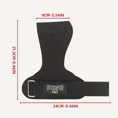 طقم أربطة المعصم مصممة للرفع الأوزان، لتعزيز قوة القبضة - تشمل أربطة رفع الميت وقفازات رفع للتمارين مثل الشد العلوي والرفع الميت والنفخ