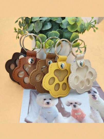 حافظة شعر الحيوانات الأليفة التذكارية من البولي يوريثان، سلسلة مفاتيح متعددة الوظائف محمولة للقطط والكلاب، حافظة شعر الحيوانات الأليفة التذكارية - جلد - للمحبين للحيوانات الأليفة - ذكرى للحيوانات الأليفة المحبوبة - هدية مثالية لأصحاب الحيوانات الأليفة