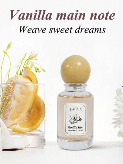 بخاخ العطر النسائي برائحة الفانيليا 50 مل / 1.7 أونصة سائلة، رائحة الفانيليا الساحرة، تحرر الجمال الأنثوي، للشعر والجسم، هدية مثالية للسفر