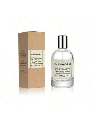عطر رذاذ خشب الصندل 33 للرجال والنساء 100 مل/3.4 أونصة سائلة - رائحة فريدة مع مكونات من الخشب والبودرة والجلد والدافئة والحارة والبنفسجية